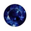 Blue Sapphire Gemstone Round, Eye Clean.Given weight is approx.
